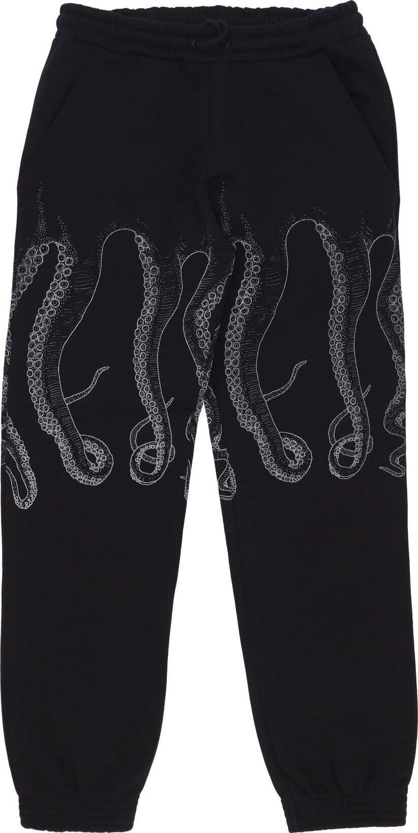 OCTOPUS-Pantalone-Tuta-Felpato-Uomo-Outline-Sweatpant-Black-da-uomo
