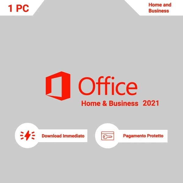 Office Home & Business 2021 - ESD - Attivazione Digitale - 1 User - 1 Pc Software/Ufficio/Suite per ufficio Innovamy.it - Milano, Commerciovirtuoso.it