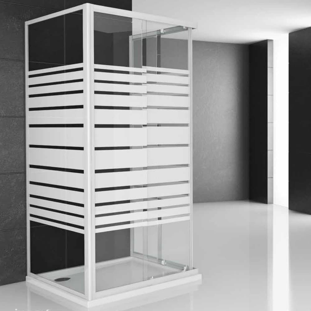 Ogomondo Box Cabina Doccia Corner 3 Lati Cristallo Temprato Serigrafato 70x90x70 Destro Fai da te/Attrezzature per cucine e bagni/Attrezzature per bagni/Docce e componenti doccia/Box doccia Ogomondo - Martina Franca, Commerciovirtuoso.it