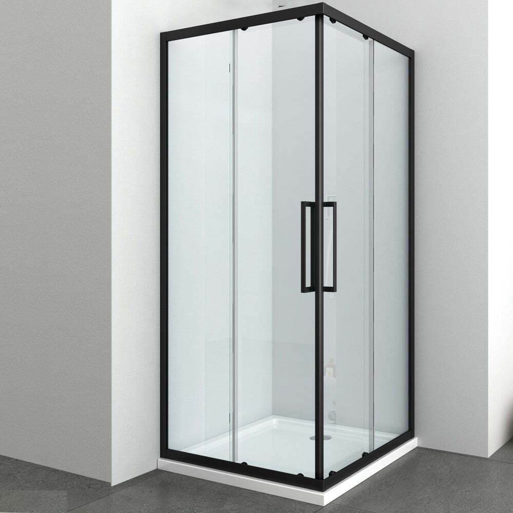 Ogomondo Box Doccia Angolare Corner Black Nero Cristallo 6mm 70x120xh195 cm Fai da te/Attrezzature per cucine e bagni/Attrezzature per bagni/Docce e componenti doccia/Box doccia Ogomondo - Martina Franca, Commerciovirtuoso.it