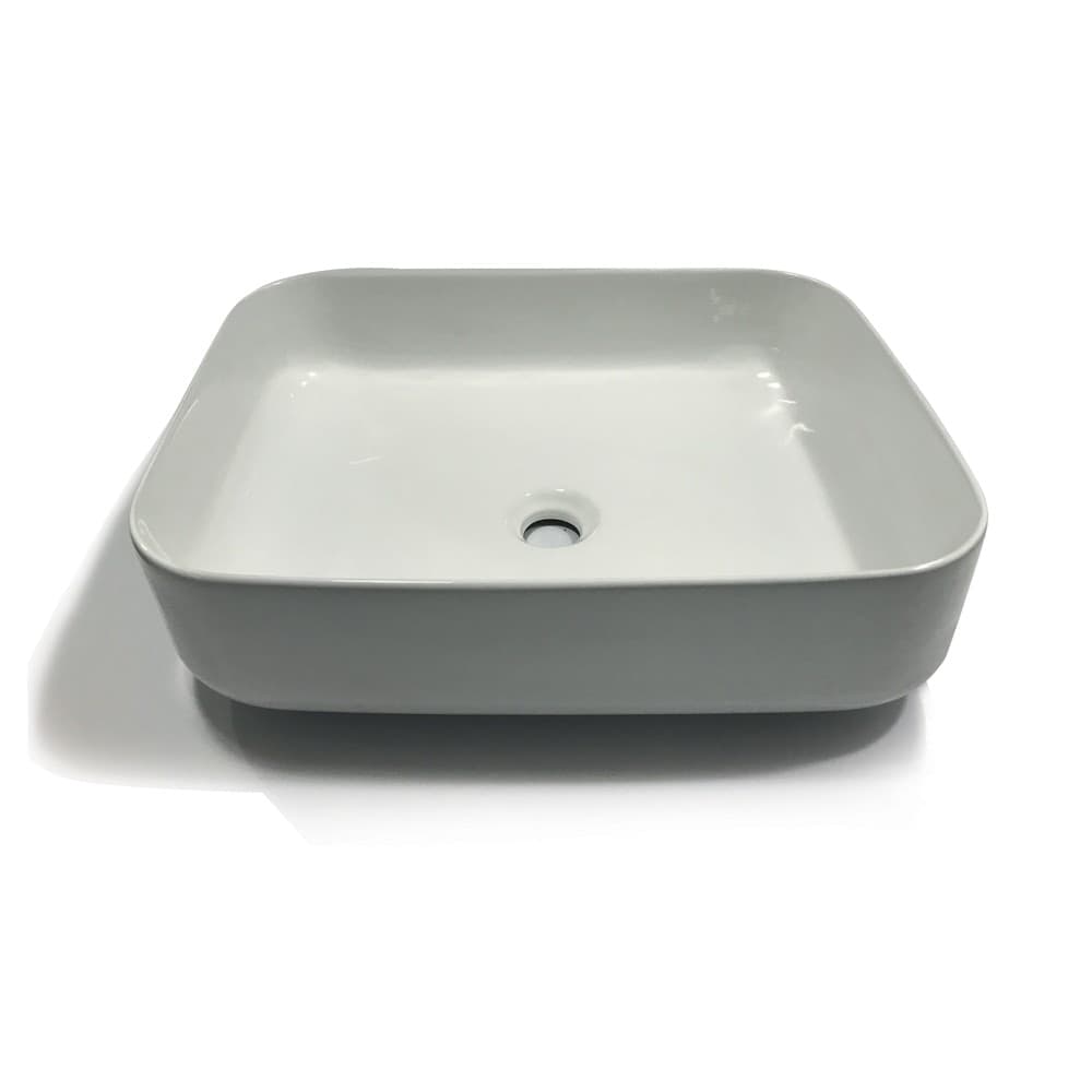 Ogomondo Lavabo da Appoggio Rettangolare in Ceramica Bianco Lucido Fai da te/Attrezzature per cucine e bagni/Attrezzature per bagni/Lavandini bagno/Lavabi Ogomondo - Martina Franca, Commerciovirtuoso.it