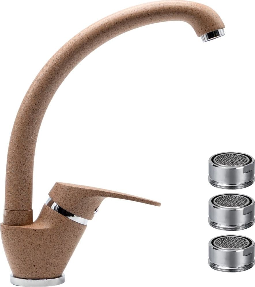 OGOMONDO Miscelatore Avena 4 Oslo Orientabile in Ottone per Cucina con 3 Aeratori di Ricambio Fai da te/Attrezzature per cucine e bagni/Impianti per la cucina/Rubinetti da cucina/Rubinetti per lavelli da cucina Ogomondo - Martina Franca, Commerciovirtuoso.it