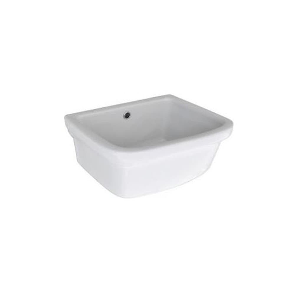 Ogomondo Pilozzo in Ceramica Bianco 45x36 cm Fai da te/Attrezzature per cucine e bagni/Attrezzature per bagni/Lavandini bagno/Lavabi Ogomondo - Martina Franca, Commerciovirtuoso.it