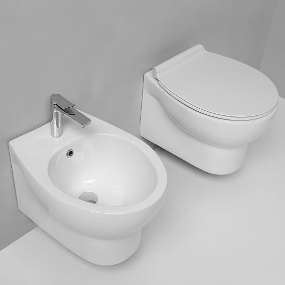Ogomondo Sanitari Ceramica Dark SOSPESI Vaso WC Bidet Sedile Fai da te/Attrezzature per cucine e bagni/Attrezzature per bagni/Bidet Ogomondo - Martina Franca, Commerciovirtuoso.it