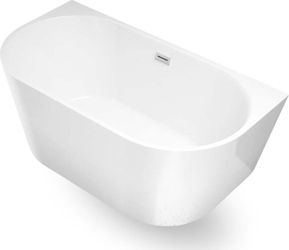 Ogomondo Vasca Monia in Acrilico Colore Bianco Lucido Filo Muro Fai da te/Attrezzature per cucine e bagni/Attrezzature per bagni/Vasche da bagno/Vasche da bagno con piedini Ogomondo - Martina Franca, Commerciovirtuoso.it