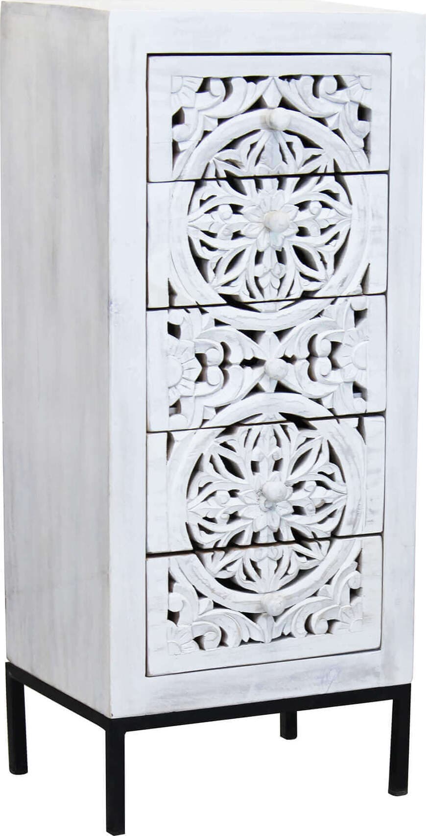 OHM---cassettiera-con-decoro-5-cassetti-legno-e-ferro-Marrone-Milani-Home