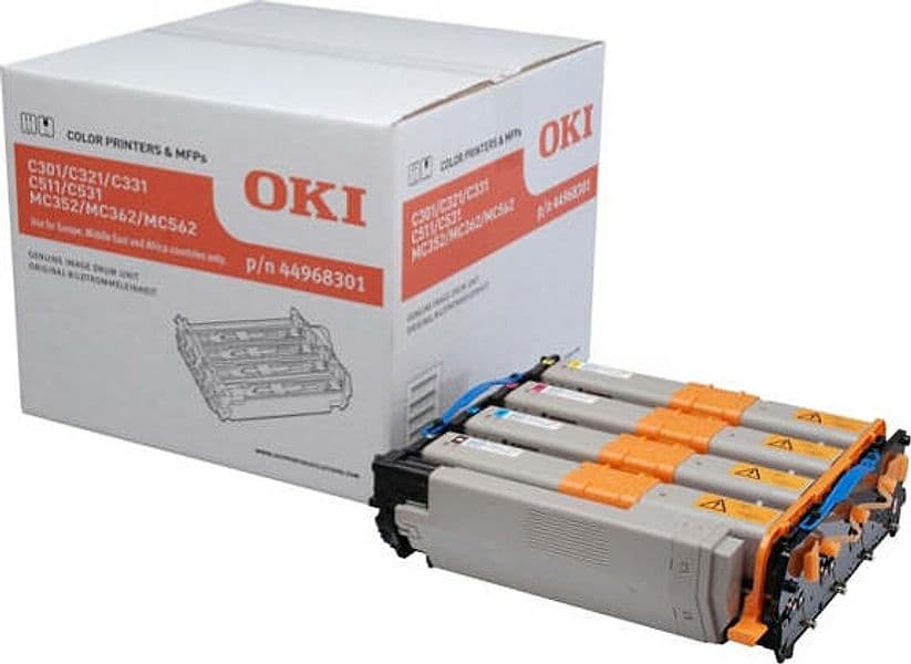 Oki - Tamburo - C-M-Y-K - MC352-MC362-MC562-C301-321-331-511-C531 - 44968301 - C-M-Y 20.000 pag - K 30.000 pag Elettronica/Informatica/Stampanti e accessori/Accessori per stampanti a inchiostro e laser/Cartucce d'inchiostro Eurocartuccia - Pavullo, Commerciovirtuoso.it