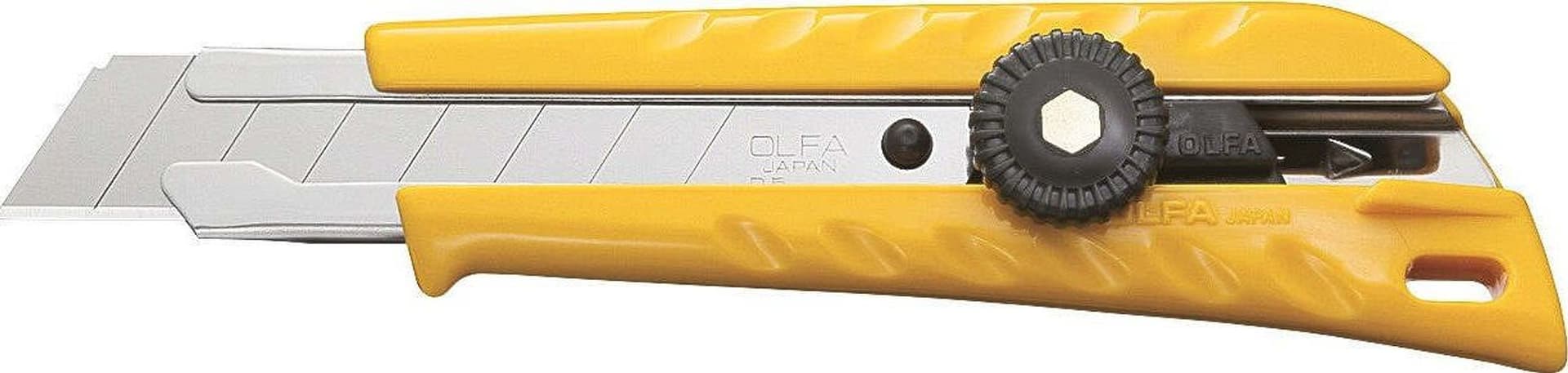 Olfa Cutter L1 18 Mm Con Rotella Corpo in Abs Impugnatura Ergonomica Avanzamento Con Rotella Fai da te/Utensili elettrici e a mano/Utensili a mano/Coltelli/Coltelli multiuso Ferus - Montoro, Commerciovirtuoso.it