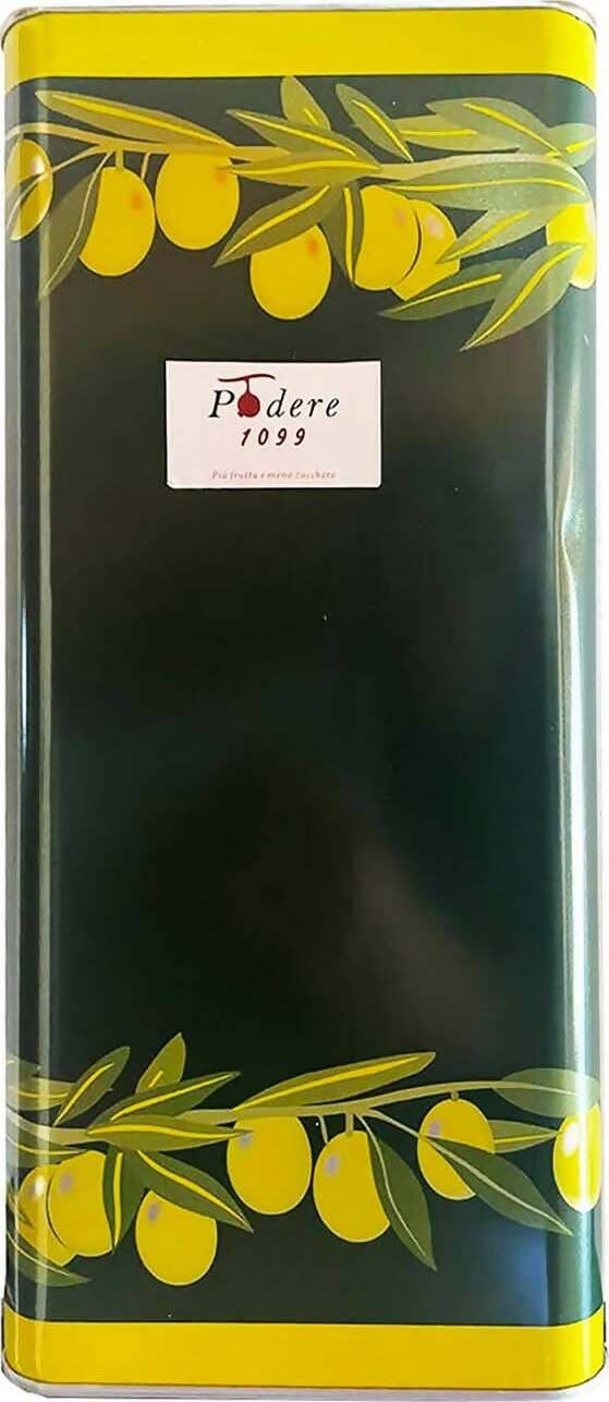 Olio Evo Extra Vergine D'oliva Da Produzione Artigianale 100% Italiana Azienda Agricola Podere 1099 Confezione Da 5 Litri Alimentari e cura della casa/Oli aceti e condimenti per insalata/Oli/D'oliva Podere 1099 - Capaccio Paestum, Commerciovirtuoso.it
