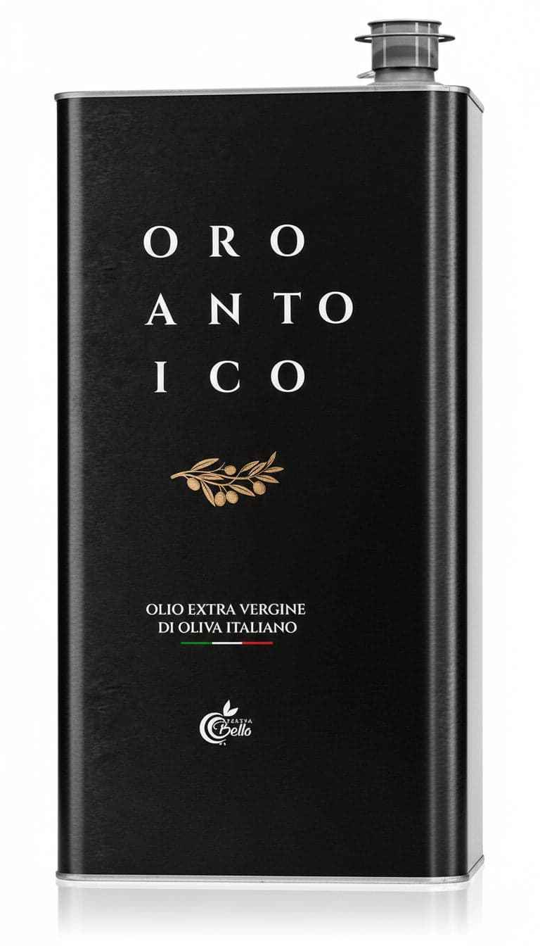 Olio Extravergine Di Oliva Italiano 5 Litri Olio Evo 100% Made In Italy Delicato E Deciso in D'oliva Frutta Bello - Massafra, commercioVirtuoso.it