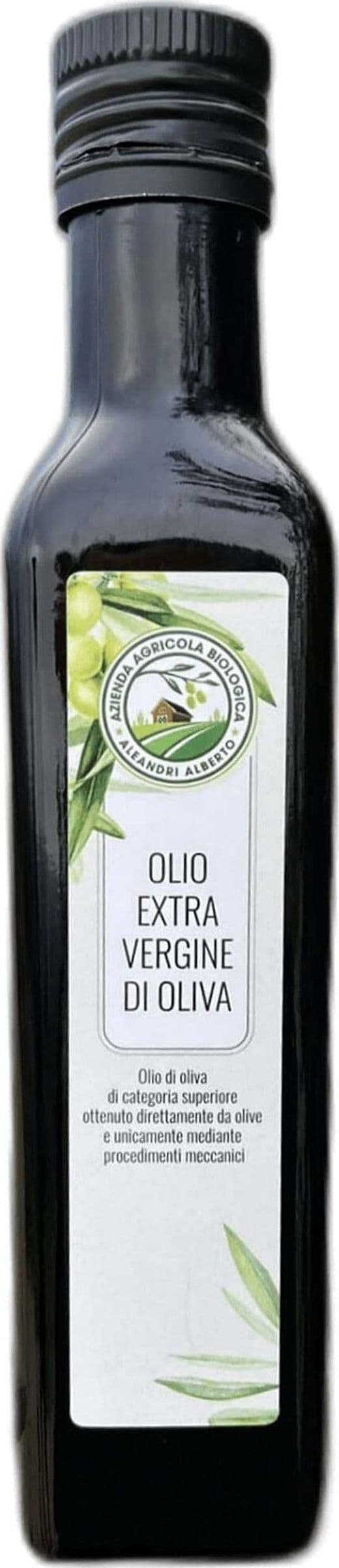 Olio Extravergine D'oliva In Vetro 100% Italiano Blend Di Varietà Del Piceno 40% Leccino - 20% Frantoio - 20% Sargano 10% Coroncina 10% Carboncella Azienda Agricola Biologica Aleandri Alberto in D'oliva Cartoniuova.it - Offida, commercioVirtuoso.it