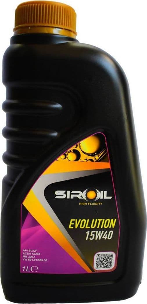 Olio Siroil Evolution SAE 15W40 Olio Motore Auto Lubrificante Olio Sintetico Macchina in Oli motore per auto Givad Ricambi Auto - Milazzo, commercioVirtuoso.it