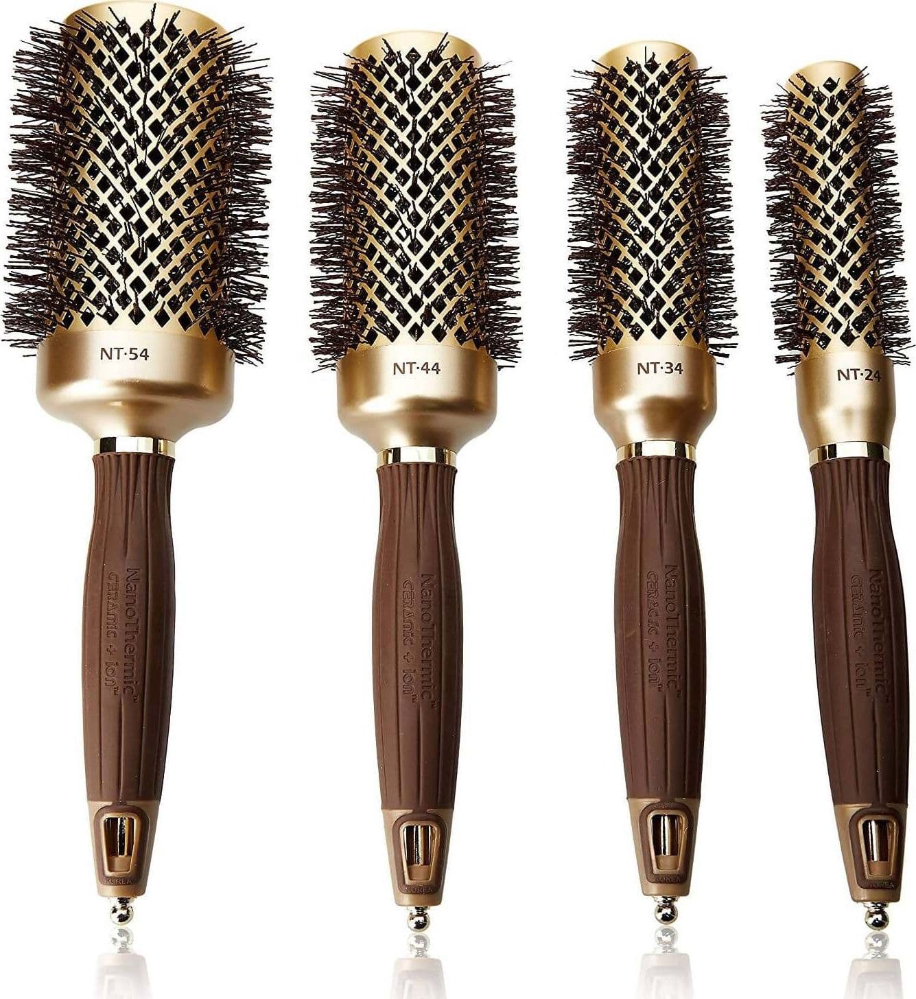 Olivia Garden NanoThermic Spazzola Termica Rotonda Capelli Antibatterica, Antistatica, Tecnologia Ceramica e Tourmaline-Ion e setole ondulate in Nylon Bellezza/Cura dei capelli/Strumenti per lo styling/Spazzole per capelli Profumeria Chèri - Locri, Commerciovirtuoso.it