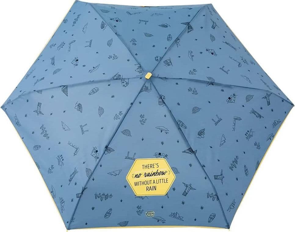 Ombrello Da Pioggia Pieghevole Mr Wonderful Small " There's No Rainbow without A Little Rain " 18 X 9 Cm Con Custodia in Ombrelli pieghevoli Cartolibreria La Fenice - Spadafora, commercioVirtuoso.it