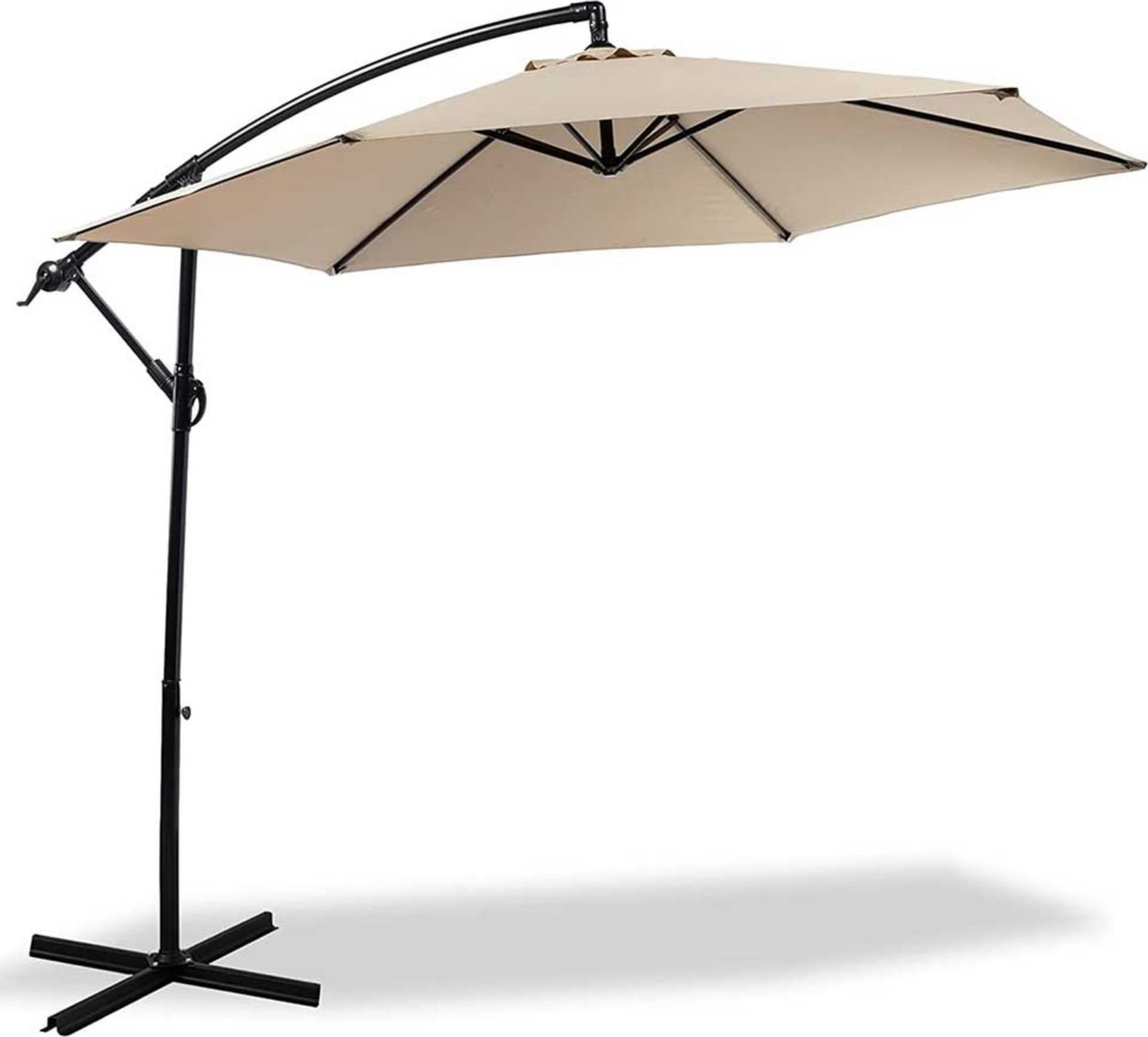 Ombrellone Giardino Decentrato 3x3 Con Pendente Palo Alluminio Gazebo Antivento Ombrelloni Trade Shop italia - Napoli, Commerciovirtuoso.it