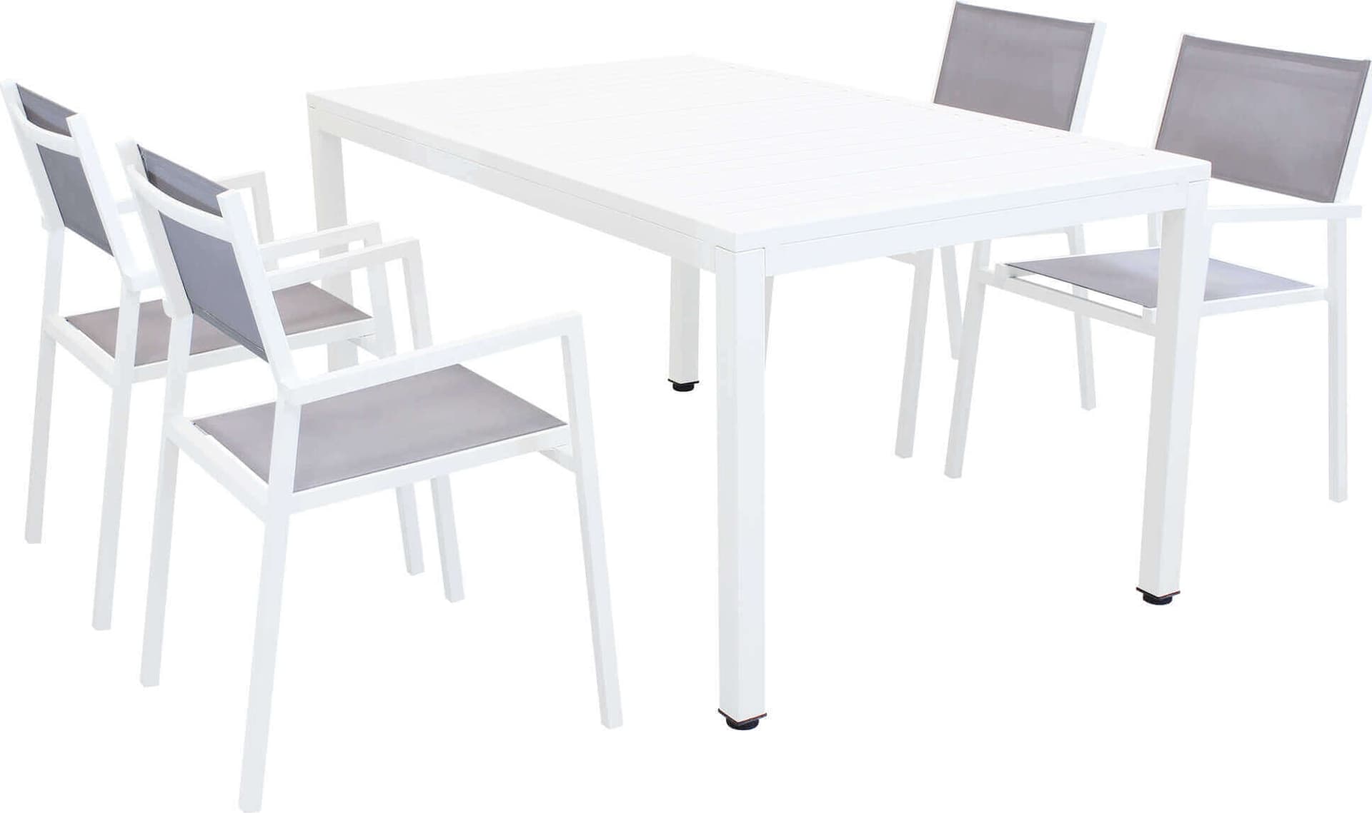 OMEN---set-tavolo-da-giardino-150x90-compreso-di-4-poltrone-in-alluminio-Bianco-Milani-Home