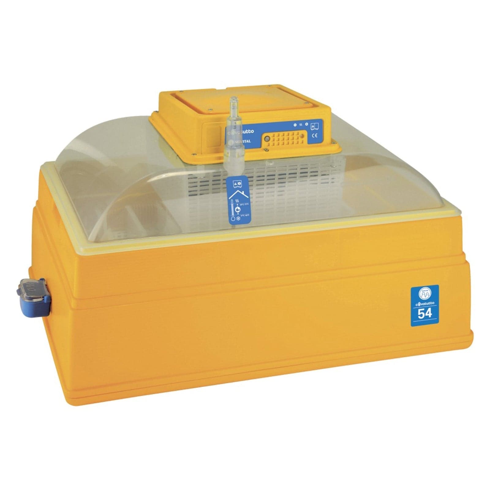 Incubatrice per uova "Covatutto 54 Lt" con termometro a liquido 80w in Incubatrici La Zappa - Altamura, commercioVirtuoso.it