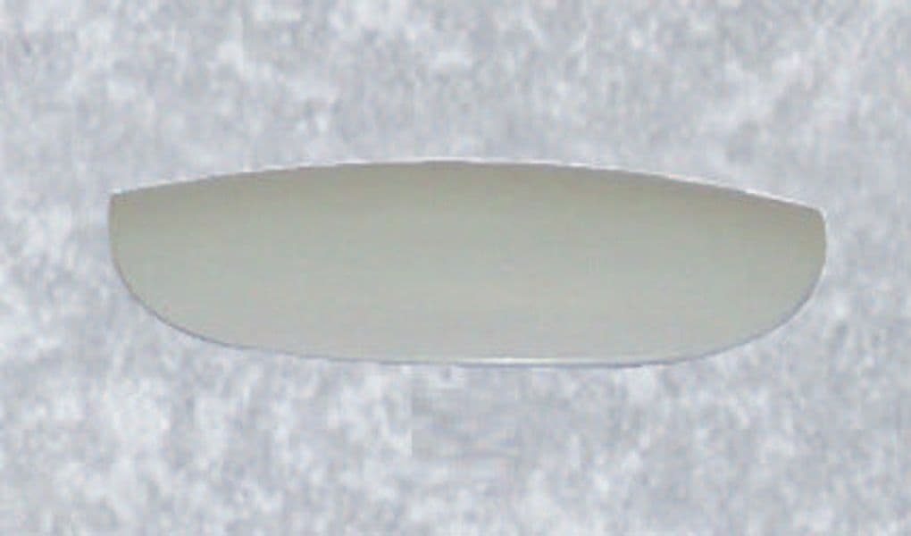 ORECA---1-MANIGLIA-SEMIOVALE-IN-ABS-VERNICIATA-BIANCA-56X32mm