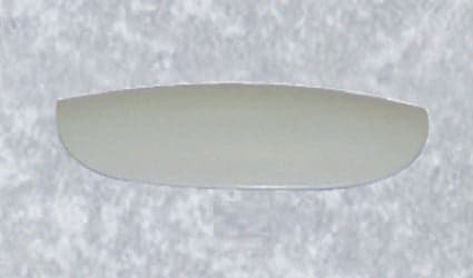 ORECA---1-MANIGLIA-SEMIOVALE-IN-ABS-VERNICIATA-BIANCA-56X32mm