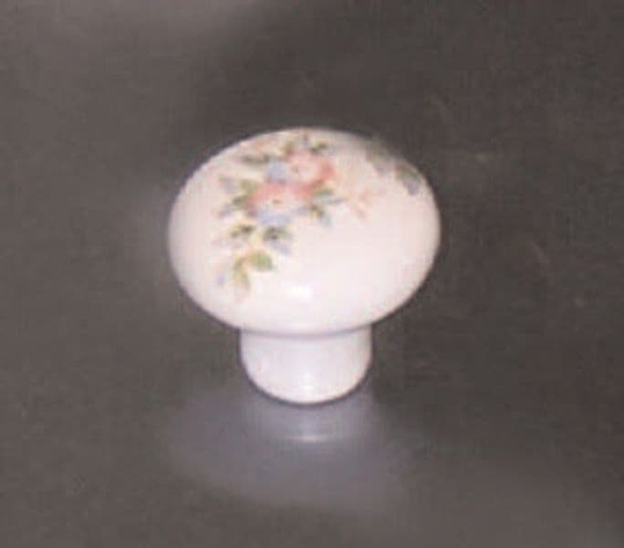 oreca---1-POMOLO-TONDo-IN-PORCELLANA-BIANCA-CON-FIORE-30X25mm