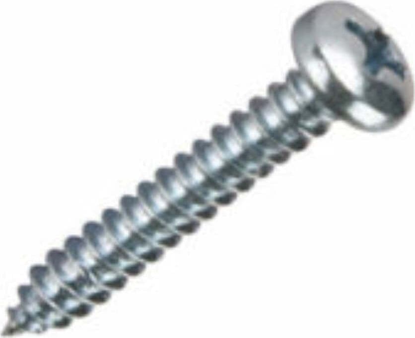 ORECA---20-VITI-AUTOFILETTANTI-TESTA-CILINDRICA-BOMBATA-A-CROCE-mm-3,5X9,5