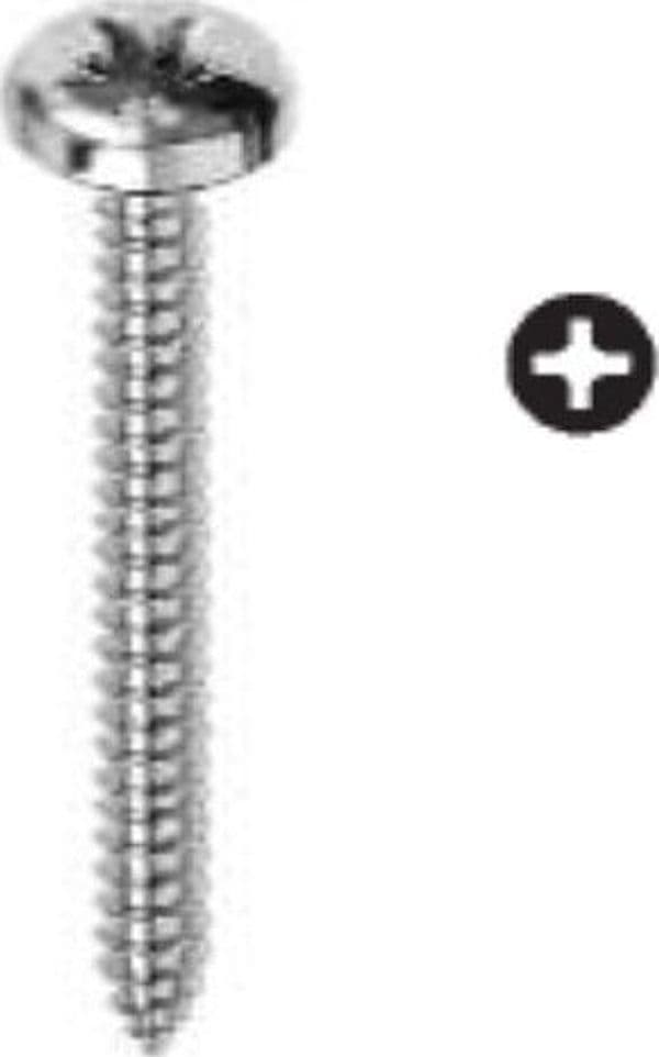 ORECA---25-VITI-AUTOFILETTANTI-TESTA-CILINDRICA-IMPRONTA-A-CROCE-IN-INOX-3,5X16MM