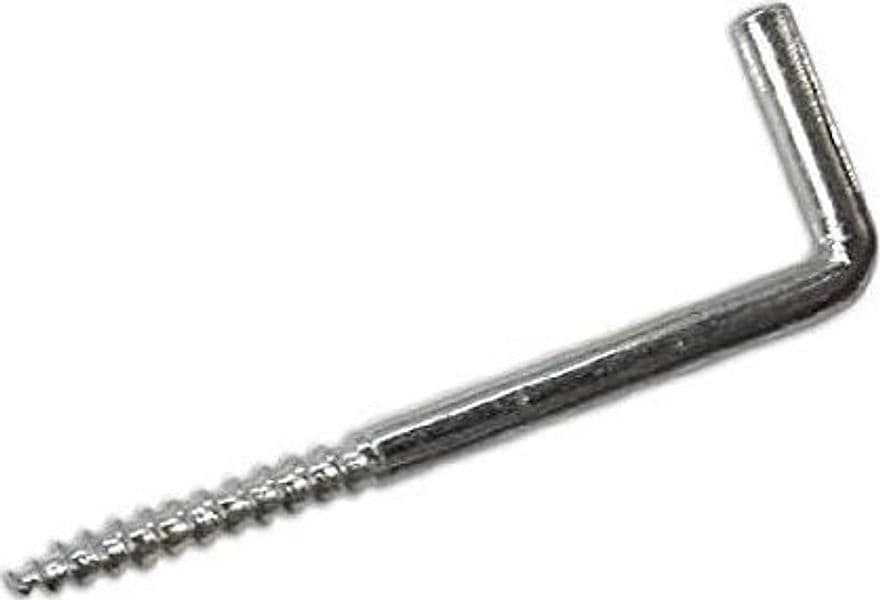 ORECA - 6 CANCANI A VITE IN FERRO ZINCATO 3X40MM
