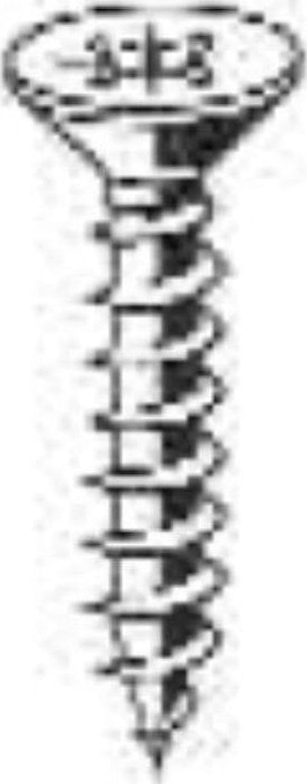 ORECA---6-VITI-PER-FERRO-AUTOFILETTANTI---TESTA-PIANA-SVASATA-CON-TAGLIO-A-CROCE-5,5X25MM