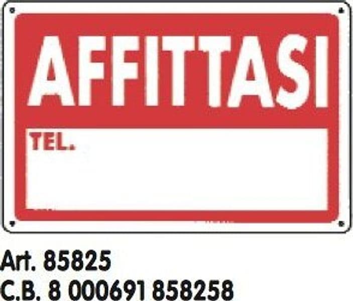 ORECA---CARTELLO-AFFITTASI-30x20-CM