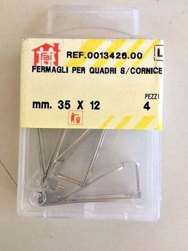 ORECA---FERMAGLI-PER-QUADRI-35X12MM-4PZ
