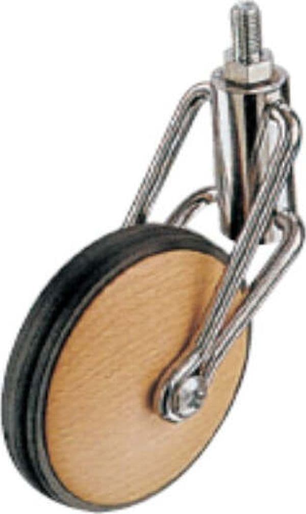 ORECA---RUOTA-PER-ARREDAMENTO-CON-PERNO-ROTANTE-FILETTATO-CROMATO---kg-50---ø-80---FAGGIO
