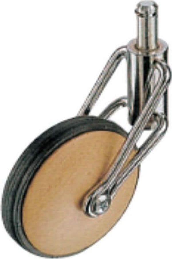 ORECA---RUOTA-PER-ARREDAMENTO-CON-PERNO-ROTANTE-LISCIO-CROMATO---kg-50---ø-80---FAGGIO