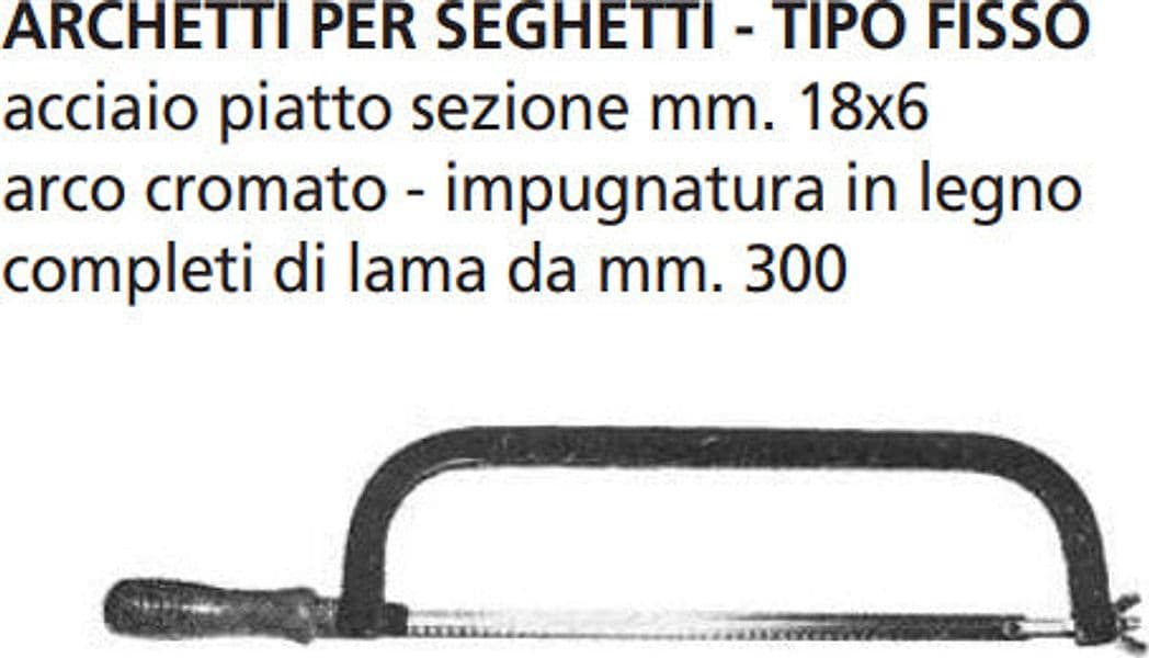 ORECA-ARCHETTO-PER-SEGHETTI-TIPO-FISSO-mm-300