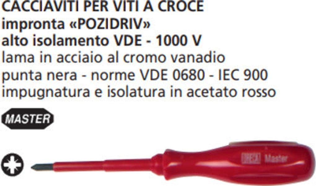 ORECA-CACCIAVITE-PER-VITI-A-CROCE-IMPRONTA-POZIDRIV-ALTO-ISOLAMENTO-VDE-1000V-PZ-2-6X100