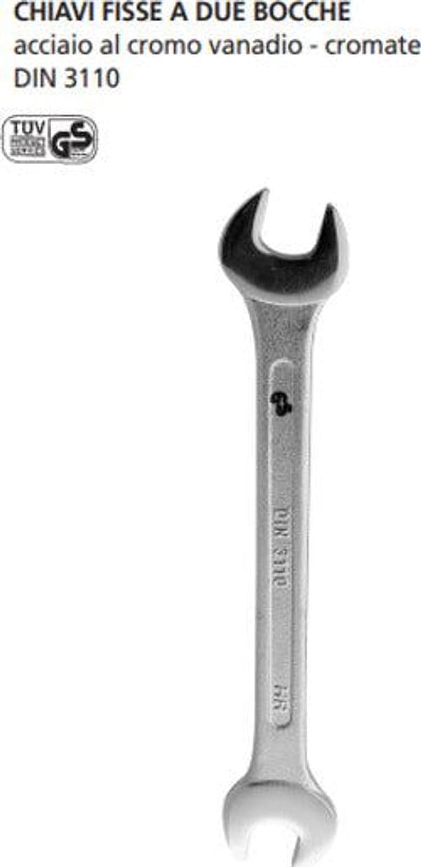 ORECA-CHIAVE-FISSA-2-BOCCHE-IN-ACCIAIO-CROMO-VANADIO-mm-24X26