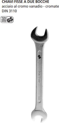 ORECA-CHIAVE-FISSA-2-BOCCHE-IN-ACCIAIO-CROMO-VANADIO-mm-24X26