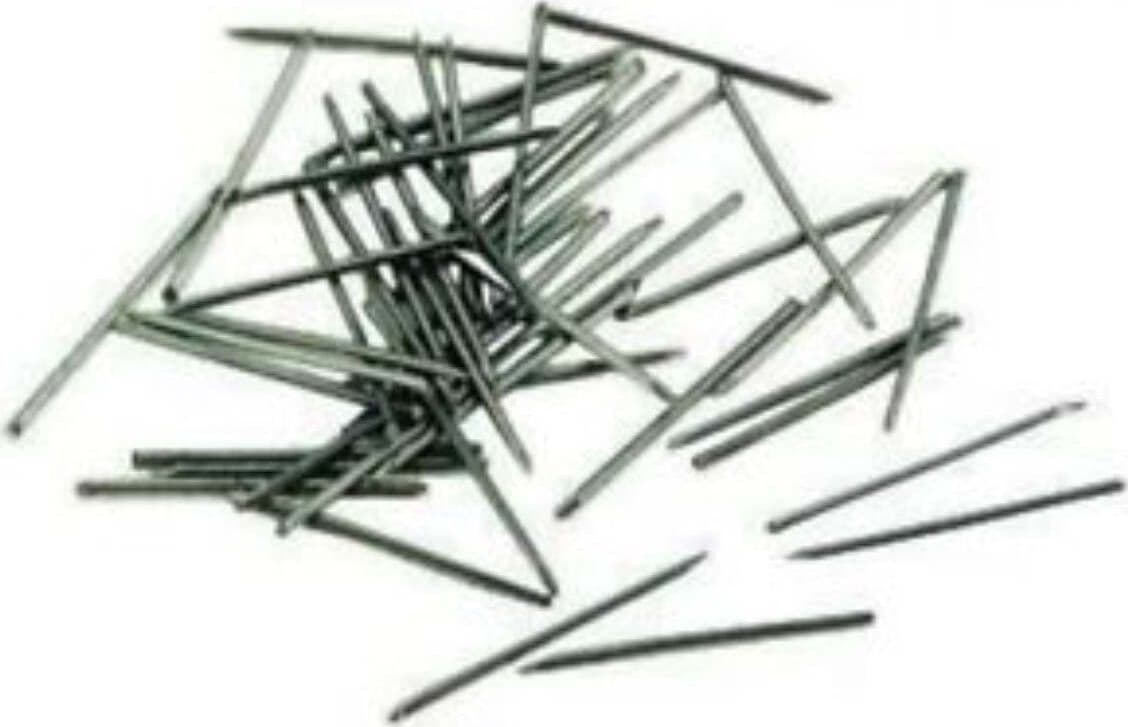 ORECA-PUNTE-PER-CORNICI-ACCIAIO-LUCIDO-mm-0,9X25-GR.50