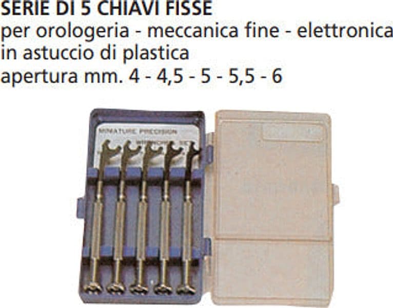 ORECA-SERIE-DI-5-CHIAVI-FISSE-PER-OLOROGERIA-MECCANICA-FINE-ELETTRONICA