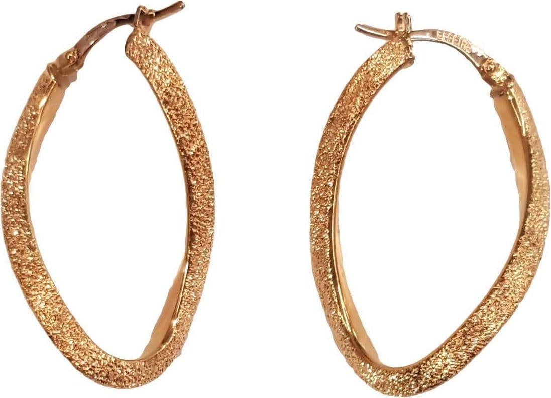 Orecchini a cerchio in Oro giallo 18 kt Diamantati Brillantini Brillanti in Orecchini E B Gioielli - Siderno, commercioVirtuoso.it
