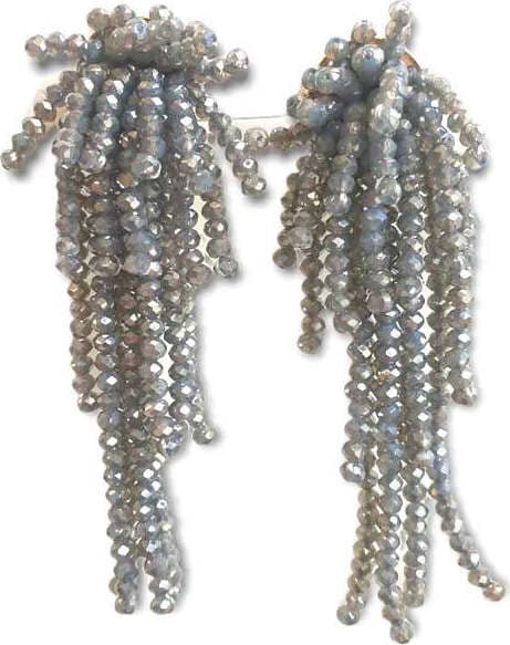 Orecchini Da Donna Con Cristallini Medusa Orecchini Pendenti in Resina E Zamak Con Chiusura a Farfallina