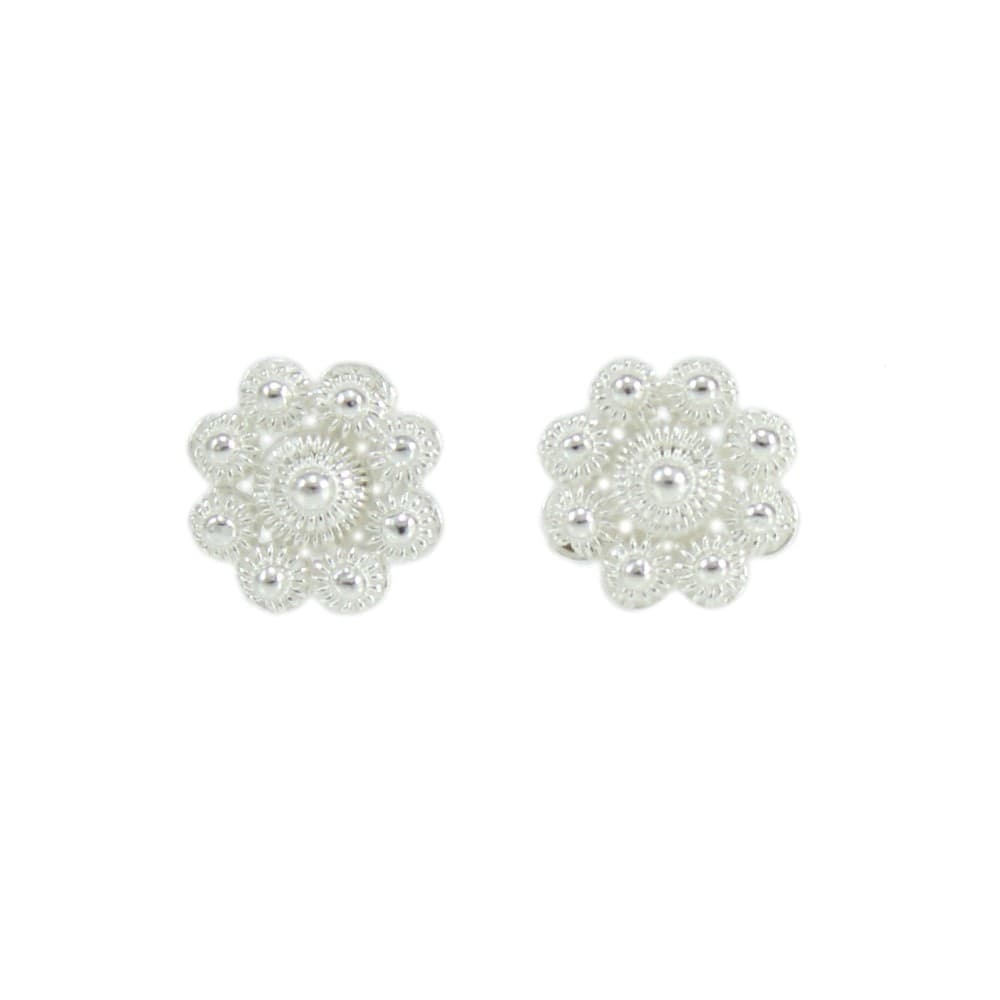 Orecchini donna in argento filigrana sarda nido d'ape in Orecchini Gioielleria Saba - Dolianova, commercioVirtuoso.it