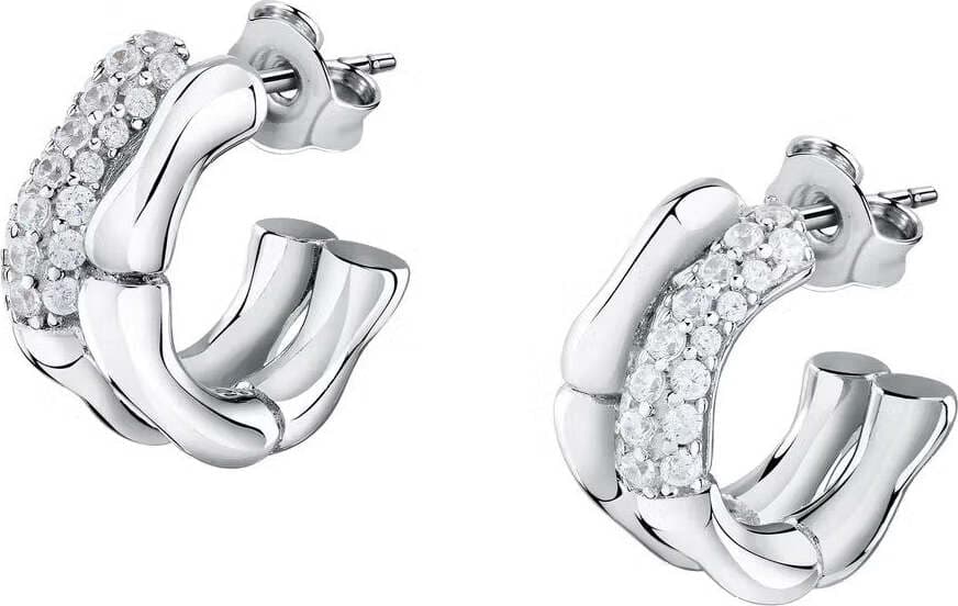 Orecchini-MORELLATO-donna-Essenza-argento-925-con-zirconi
