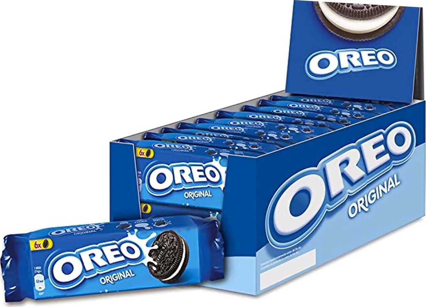 Oreo 20x Biscotti Oreo Original Monoporzione 66 Gr Snack Oreo Biscotti Al Cioccolato Con Crema Al Latte Confezione 20 Pezzi Alimentari e cura della casa/Pasticceria e prodotti da forno/Biscotti/Al cioccolato Franco Pausa Caffè - Albano Laziale, Commerciovirtuoso.it