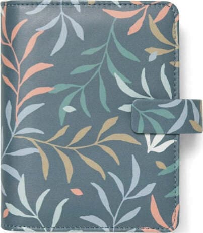 Organiser Botanical - f.to Pocket 146 x 128 x 36 mm - con cinturino - blu - Filofax Cancelleria e prodotti per ufficio/Archivio ufficio e accessori per scrivania/Archivio ufficio/Portablocchi e portamoduli Eurocartuccia - Pavullo, Commerciovirtuoso.it