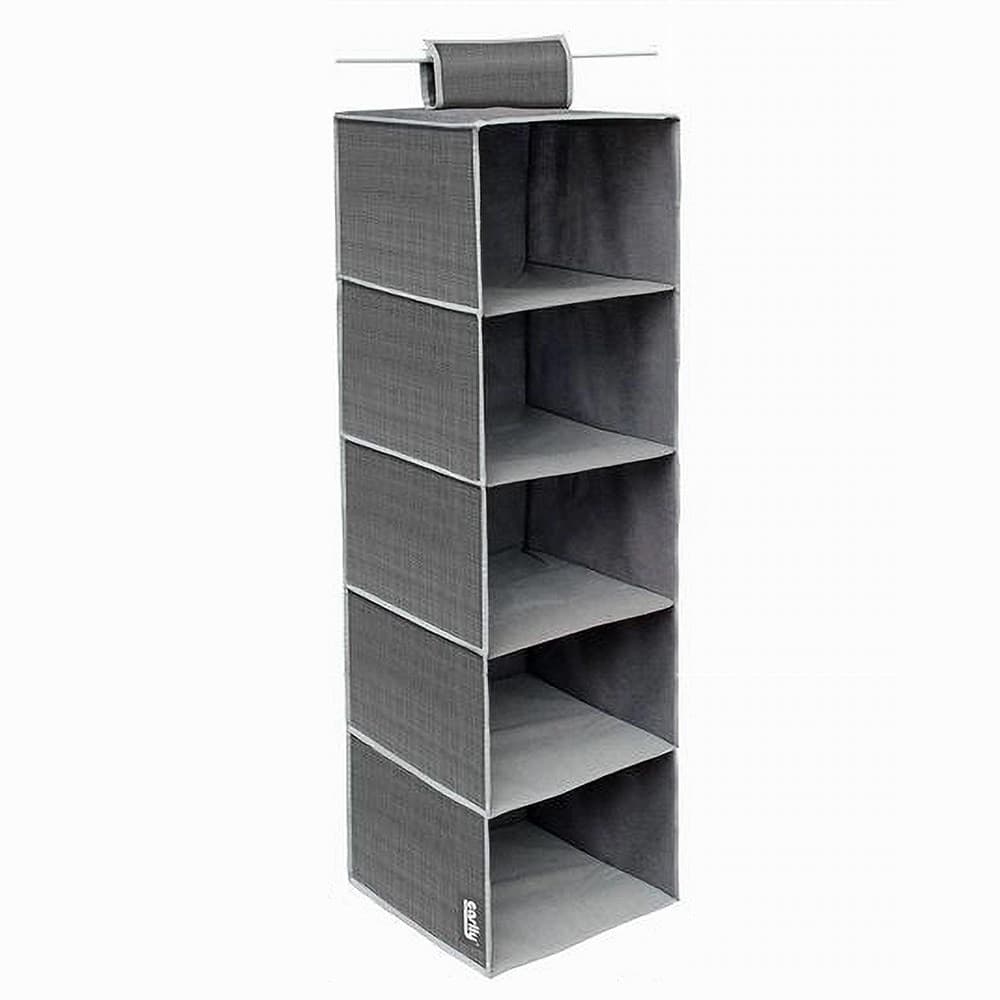 Organizer Armadio Porta Tutto Pensile Tessuto Scarpe Borse 5 Piani 30x30x100cm in Ripiani pensili Trade Shop italia - Napoli, commercioVirtuoso.it
