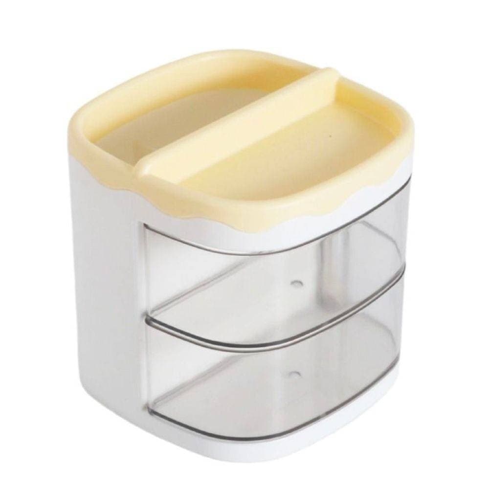 ORGANIZER GIALLO CON CASSETTI ORGANIZZATORE SCRIVANIA PENNE TRUCCO CANCELLERIA in Organizzatori per cassetti Trade Shop italia - Napoli, commercioVirtuoso.it