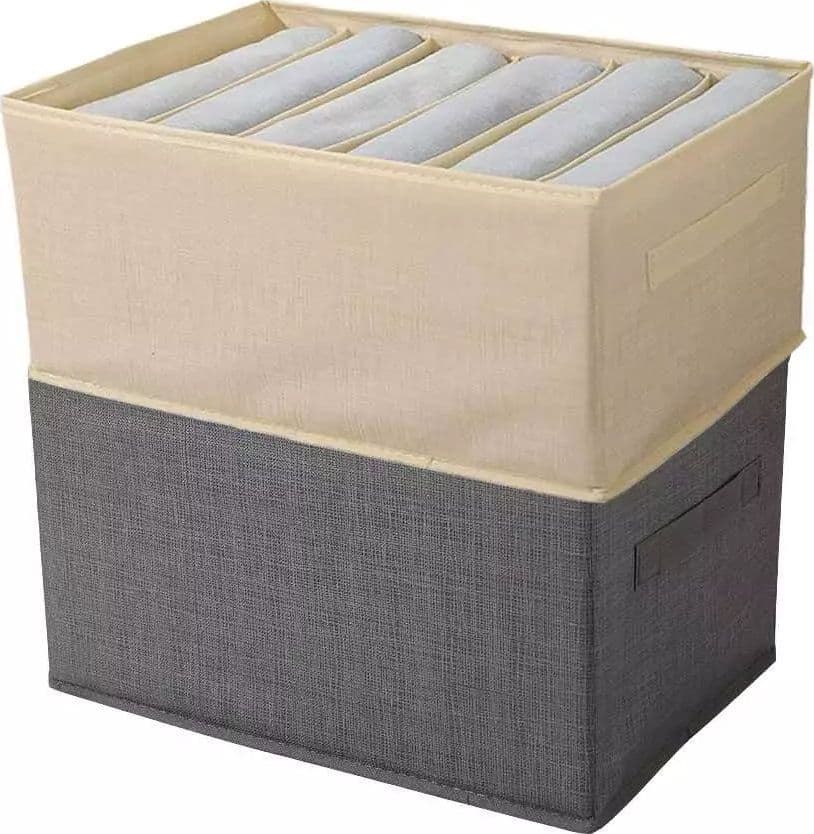 ORGANIZER SALVASPAZIO PER ARMADI SCATOLA PIEGHEVOLE 6 SCOMPARTI 36X20X25CM 87401 in Contenitori sottoletto Trade Shop italia - Napoli, commercioVirtuoso.it