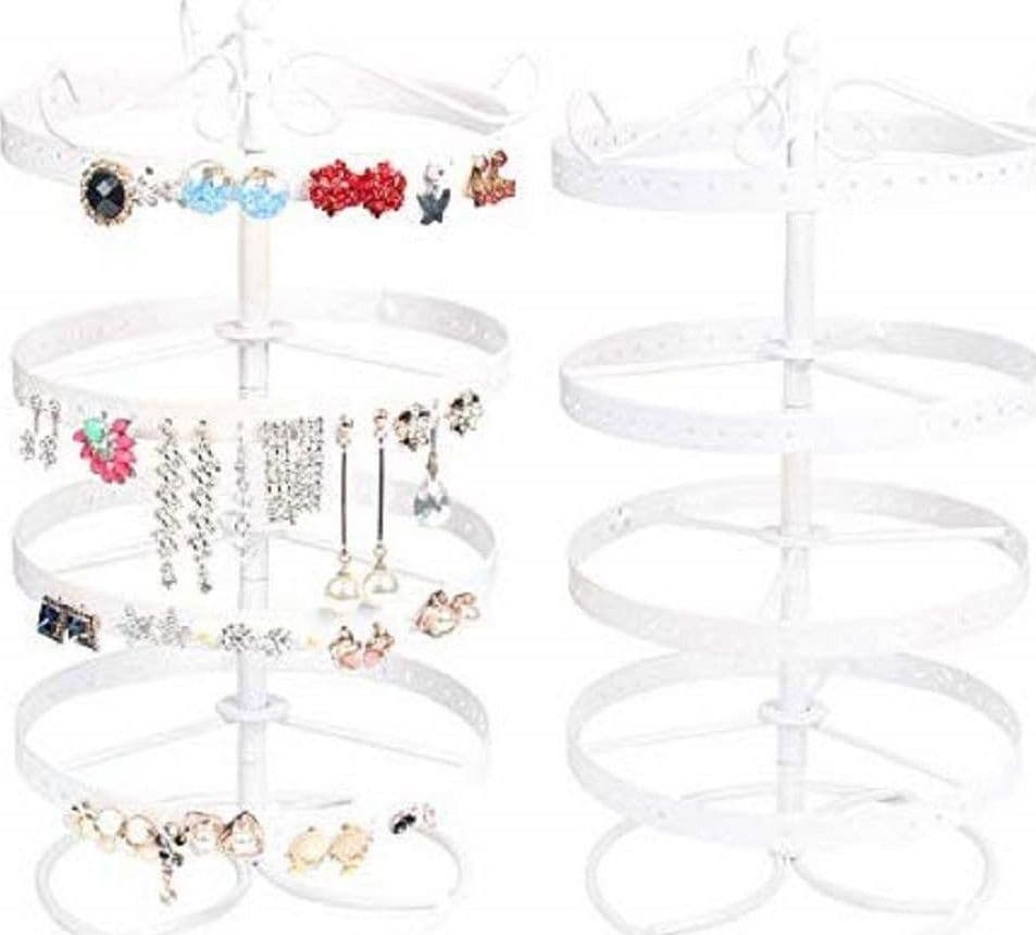 Organizzatore Verticale Tondo 4 Livelli Bianco Metallo Espositore Organizer Gioielli Moda/Accessori per gioielli orologi e scarpe/Accessori per orologi/Cofanetti Trade Shop italia - Napoli, Commerciovirtuoso.it