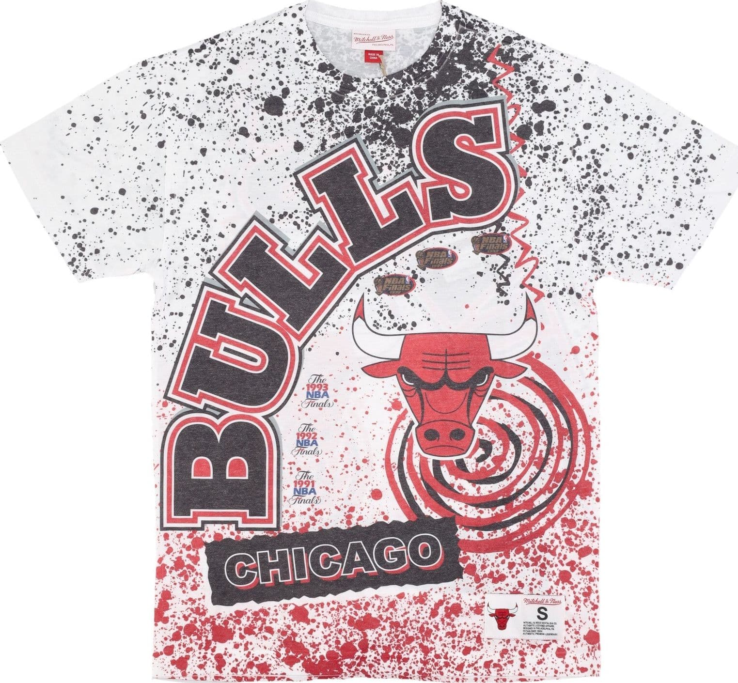 MITCHELL & NESS Maglietta Uomo Nba Team Burst Sublimated Tee Chibul White/original Team Colors da uomo in T-shirt Drestige - Casamassima, commercioVirtuoso.it