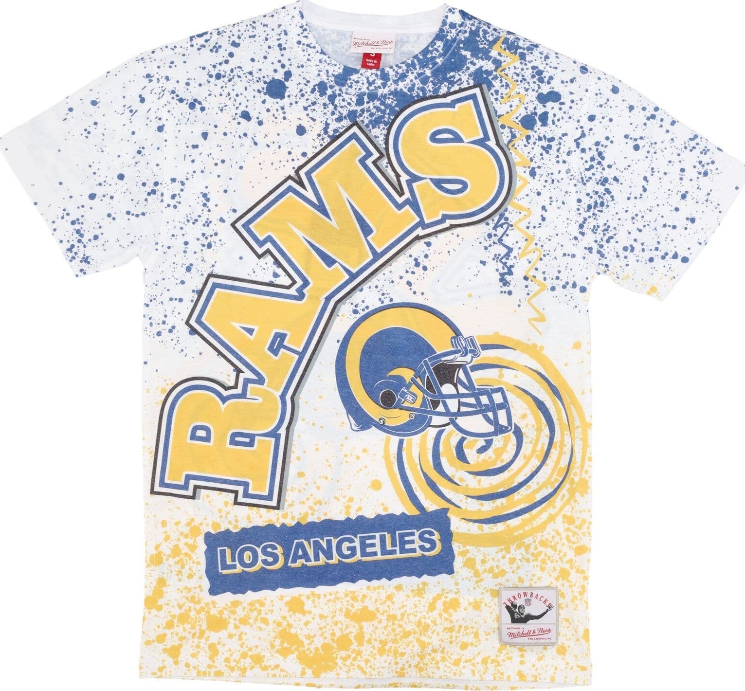 MITCHELL & NESS Maglietta Uomo Nfl Team Burst Sublimated Tee Losram White/original Team Colors da uomo in T-Shirt Drestige - Casamassima, commercioVirtuoso.it